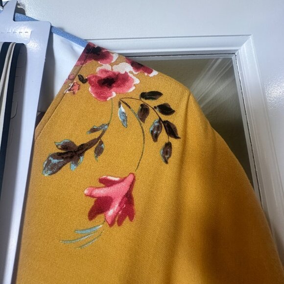 Anthropologie Corey Lynn Calter Floral Jumpsuit with Striped Belt Size Medium - Picture 9 of 13